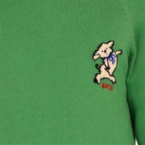 gucci christmas sweater replica|gucci piglet sweater.